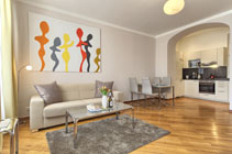 Executive one bedroom Prague apartment for rent